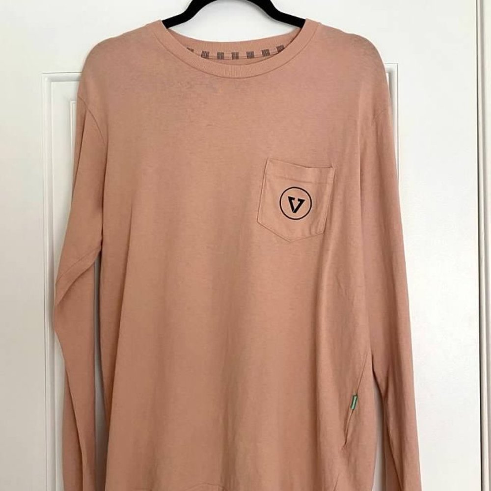 VISSLA 7 SEAS LONG SLEEVE MENS POCKET TEE, MEN'S M